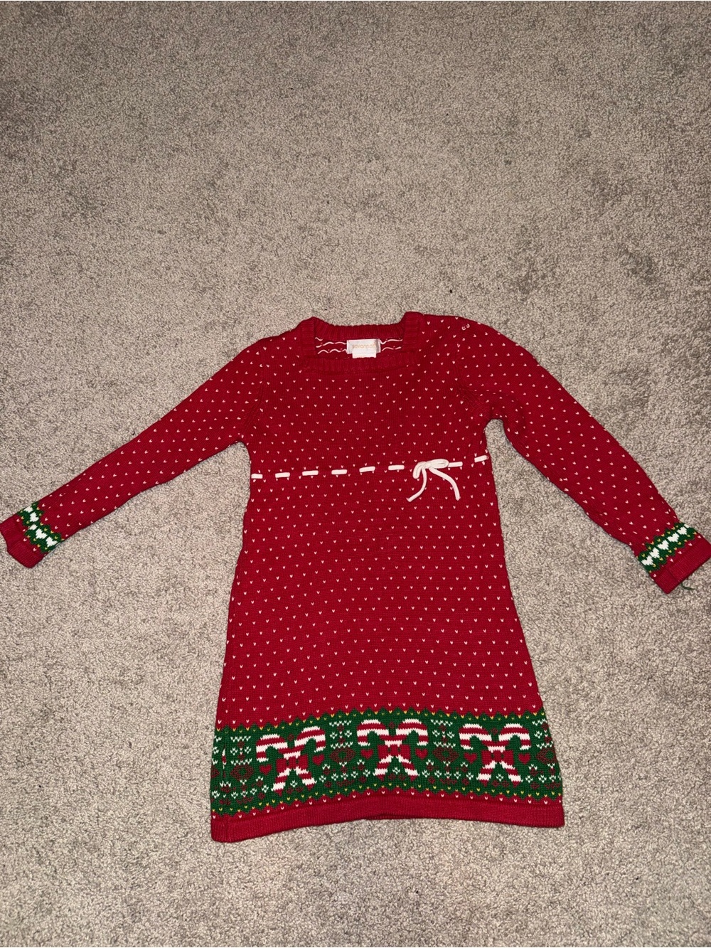 Girls toddler Christmas Sweater Dress